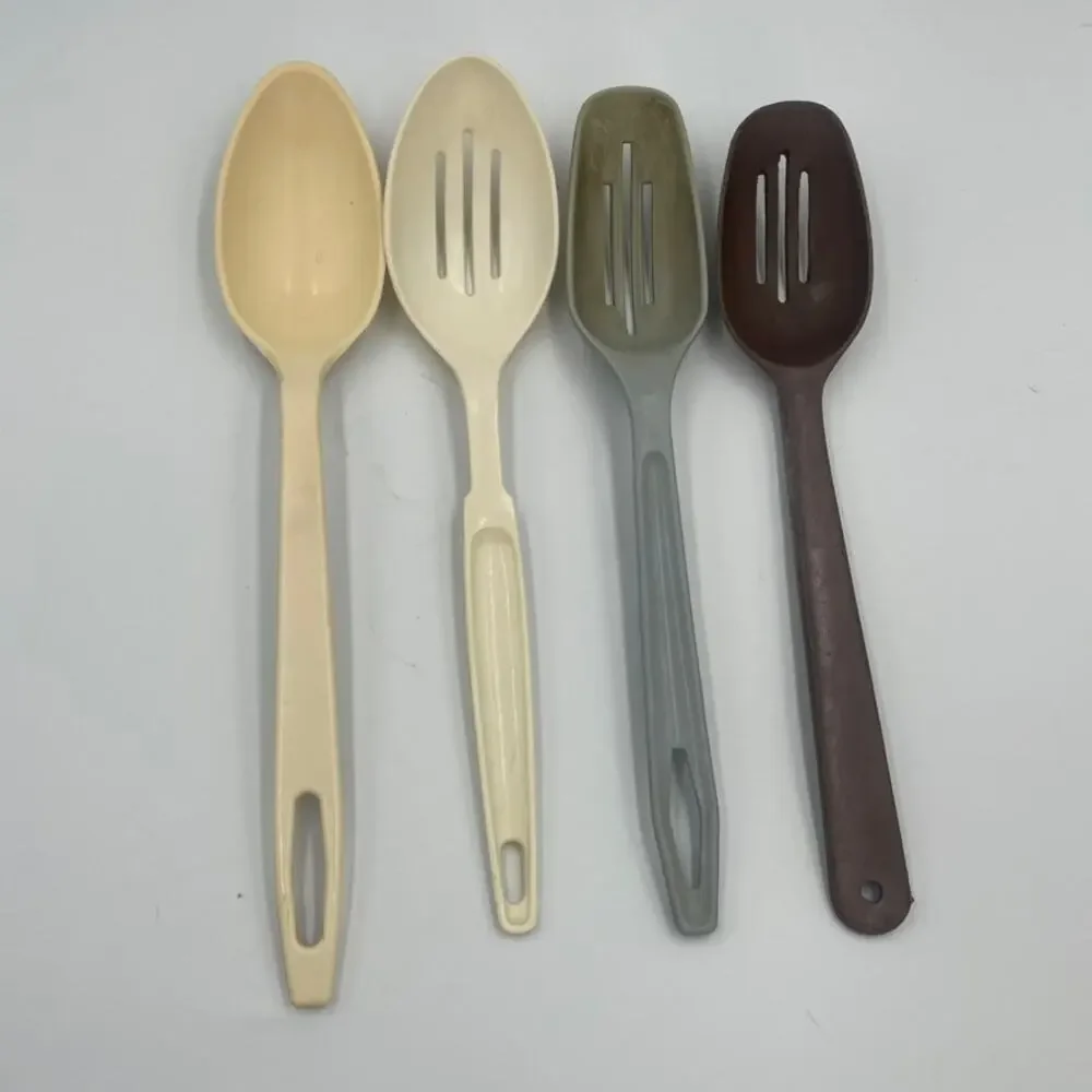 Bundle 4 Vintage Nylon Slotted Serving Spoons King Kraft MCM USA